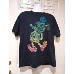 Disney Mickey Mouse Bo Ho T Shirt XL Short Sleeve Black